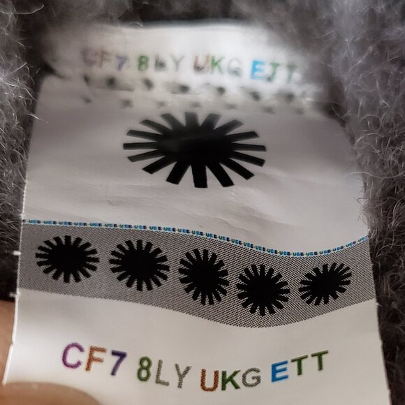 UGG Classic Short Metallic Sparkle Boot Silver Tone Leather size 7 Women's - Picture 9 of 12